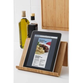 Resim IKEA Vıvalla Bambu Kaplama Tablet Standı 