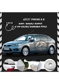 Resim Ford Focus 2.5 Oto Araç Kapı Koruma Fitili 5metre Parlak Beyaz Renk 