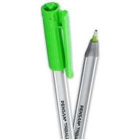 Resim Pensan Tükenmez Kalem Triball 1.0 MM Bilye Uç Açık Yeşil 12 Lİ 1003 
