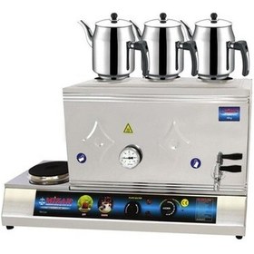 Resim Mizan 60 Lık Elektrikli 40 Litre 3 Demlikli Çay Kazanı Demlik -94552 