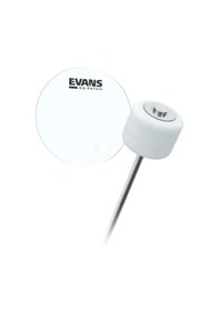 Resim Evans Eqpc1 Şeffaf Plastik Bas Davul Koruyucu "single Pedal" 