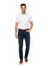 Resim Erkek Regular Fit Jeans Pantolon 320 Bgl-st04977 Açık Lacivert 