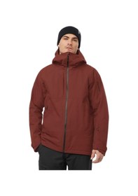Resim Salomon Salomon Transfer Puff Erkek Kayak Montu Bordo C86 Çok Renkli 
