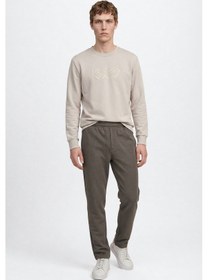 Resim Altınyıldız Classıcs Erkek Acık Grı Pamuklu Standart Fit Normal Kesim Bisiklet Yaka Sweatshirt Açık Gri 