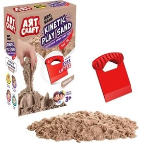 Resim Aksesuarlı Kinetik Oyun Kumu 500 Gr - Kahverengi Kahverengi 