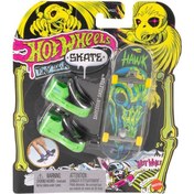 Resim Hot Wheels Skate Neon Temalı Parmak Kaykay ve Ayak Paketleri HPG21-HVK44 