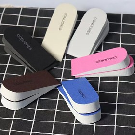 Resim Erkekler ve Kadınlar için Yükseklik Arttırma Tabanı, Görünmez Spor Konfor Arttırma Matı, Köpük Yarım Ped, Topuk Yastığı 