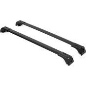 Resim Erkul Skybar V2 Siyah 125 Cm Tavan Barı/ara Atkı Flush Tip Çıtaların Geneli Için 