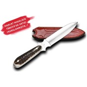 Resim Bora 503 B Zarf Açacağı Geyik Boynuzu Saplı Bıçak Kahverengi 