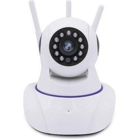 Resim Kingboss IP-26 Hareket Sensörlü 3 Antenli Wi-Fi Kablosuz Bebek Güvenlik Kamerası 