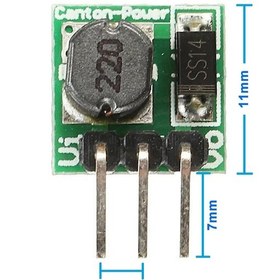 Resim 0.8V to 3.3V Voltaj Yükseltici Modül 