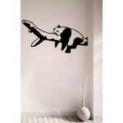 Resim GMWAX Ağaçta Uyuyan Panda Duvar Özel Yeni Sticker Yapıştırma (Sudan ve Nemden Etkilenmez) 