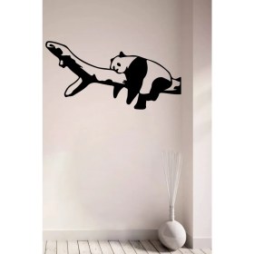 Resim GMWAX Ağaçta Uyuyan Panda Duvar Özel Yeni Sticker Yapıştırma (Sudan ve Nemden Etkilenmez) 