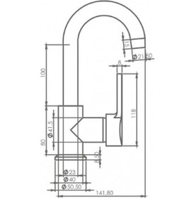Resim Lavella Elegance Mix Kuğu Aç-Kapa Lavabo Bataryası Krom Kl-170 