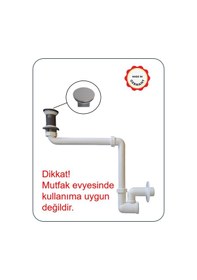 Resim Dallmer Yer Kazandıran Lavabo Sifonu Paslanmaz Pop-up Süzgeçli Kolay Temizlenir Koku Önleyici Gider 