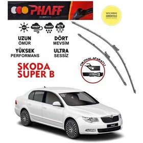 Resim Skoda Super B 2012 Model Muz Silecek Seti 1.4 1.6 2.0 Motor Araca Özel Aparat 
