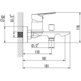 Resim Turkuaz Cerastyle BM0010500000011 İbiza Banyo Bataryası Krom 