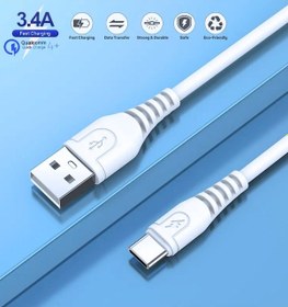 Resim Huawei P Smart Z Uyumlu 3.4 Amper Ultra Hızlı Type-C Şarj Kablosu 1 Metre - İthalatçı Garantili 