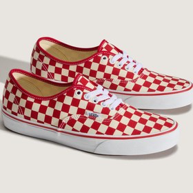 Resim Vans Authentic Unisex Kırmızı Sneaker 