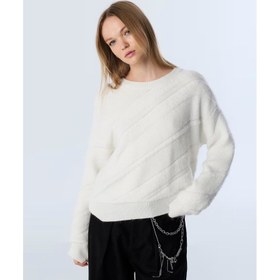 Resim Twist Düşük Omuzlu Kadın Triko Kazak (TW6250050239) 