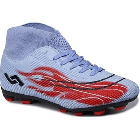 Resim Jump 29676 Çoraplı Mor - Kırmızı Çim Halı Saha Krampon Futbol Ayakkabısı 