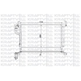 Resim Kraftvoll-08060055 - Klıma Radyatoru Kondenser H 1 