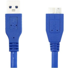 Resim 3.0 Usb Kablo-Mavi Renk-1 Metre-Erkek Usb To 3.0 