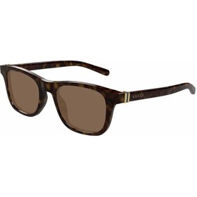 Resim Gucci Gg 1671s 006 53 Unisex Kare Kırçıllı Kahverengi Kemik Güneş Gözlüğü Kahverengi 