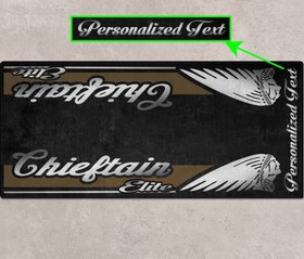 Resim CHIEFTAIN ELITE İçin Tasarlanmış Motosiklet Matı - MM7330 - Super Graphite Smoke Black Smoke with Shadow Bronze Accents / Standart / 260cm x 120cm 