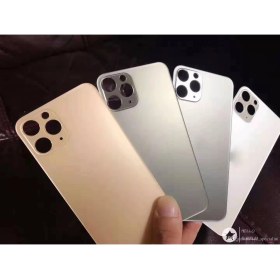 Resim Iphone 11 Kamera Camlı Arka Kapak Batarya Pil Kapağı 