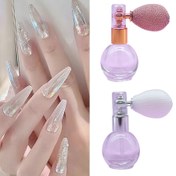Resim 10 Ml Tırnak Tozu Hava Yastığı Şişesi Yuvarlak Ayrı Hava Yastığı Spreyi Parfüm Spreyi Cam Şişe Boş Şişe Saç Tozu Taşınabilir Şişeleme 