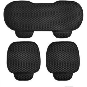 Resim Honda Fd6 2007-2012 Arası Siyah Deri Oto Koltuk Minderleri 