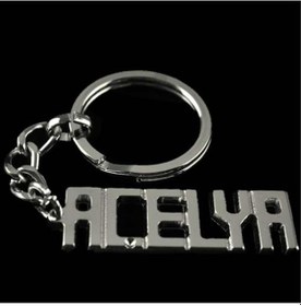 Resim Techmrt Açelya İsimli Anahtarlık-gümüş Rengi 