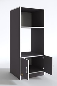 Resim Kenzlife Ankastre Fırın Dolabı Ahsen Gri Mutfak Banyo Kiler Ofis Kitaplık 