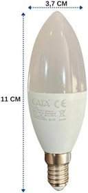 Resim Cata CT-4079 LED Ampul, 7W, 6400K Beyaz Işık, E14 Duylu 