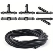 Resim Cloudstore 1 Set Ön Cam Yıkama Hortumu Kit 6 Bağlantı Parçalı 118.11 İnç Otomatik Yıkama Sistemi 