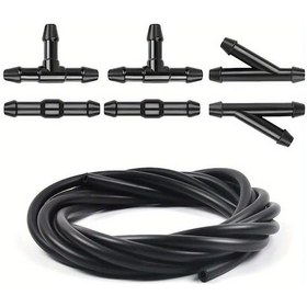Resim Cloudstore 1 Set Ön Cam Yıkama Hortumu Kit 6 Bağlantı Parçalı 118.11 İnç Otomatik Yıkama Sistemi 