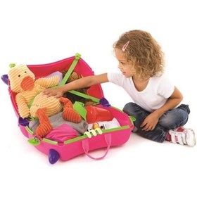 Resim Trunki Çocuk Bavul Trixie Pembe 