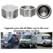 Resim Tongdashop Iveco Yağ Filtre Kapağı Silvery, Otomotiv Motor Yağ Kapağı, Araba Tutkunları İçin Geliştirmeler Ve Modifikasyonlar 