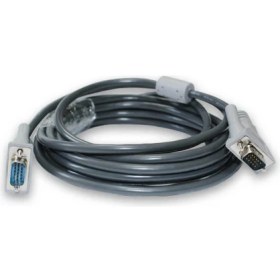 Resim 3 Metre 3m VGA Kablosu Ekran LCD Monitör Projeksiyon Görüntü Bağlantı Kablosu Çift Filtreli Cabble 