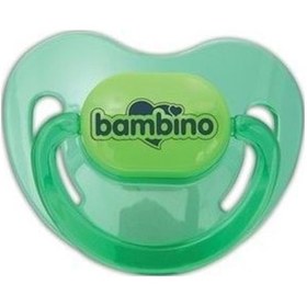 Resim Bambino Silikon Damaklı Emzik 6 - 18 Ay No:2 Yeşil 