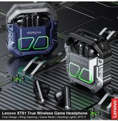 Resim Moveevo Lenovo Xt81 Kablosuz Bluetooth 5.3 Kulaklıklar - Dokunmatik Kontrol, Mikrofonlu, 250mah Şarj Kutusu, Gri Renk 