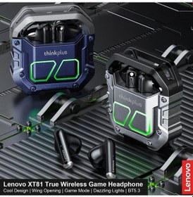 Resim Moveevo Lenovo Xt81 Kablosuz Bluetooth 5.3 Kulaklıklar - Dokunmatik Kontrol, Mikrofonlu, 250mah Şarj Kutusu, Gri Renk 