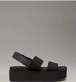 Resim Calvin Klein Flatform Sandal Slıng In Siyah 