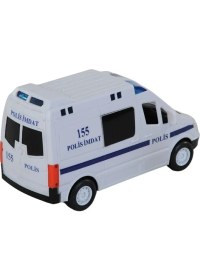 Resim Çebi Toys Işıklı Sesli Pilli Polis Imdat Minibüs 