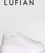 Resim Lufian Gage Erkek Deri Sneaker Ayakkabı Beyaz 