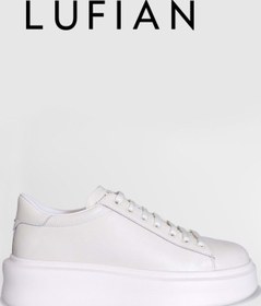 Resim Lufian Gage Erkek Deri Sneaker Ayakkabı Beyaz 