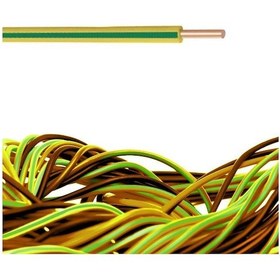 Resim Öznur 2.5 Mm Nya Tek Damar Sarı-yeşil Kablo %100 Bakır 10 Metre 