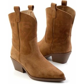 Resim Camel Leather Kadın Bot & Bootie K02415017502 Camel 