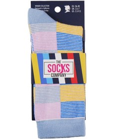 Resim Desenli Kadın Soket Çorap 267k Çok Renkli 